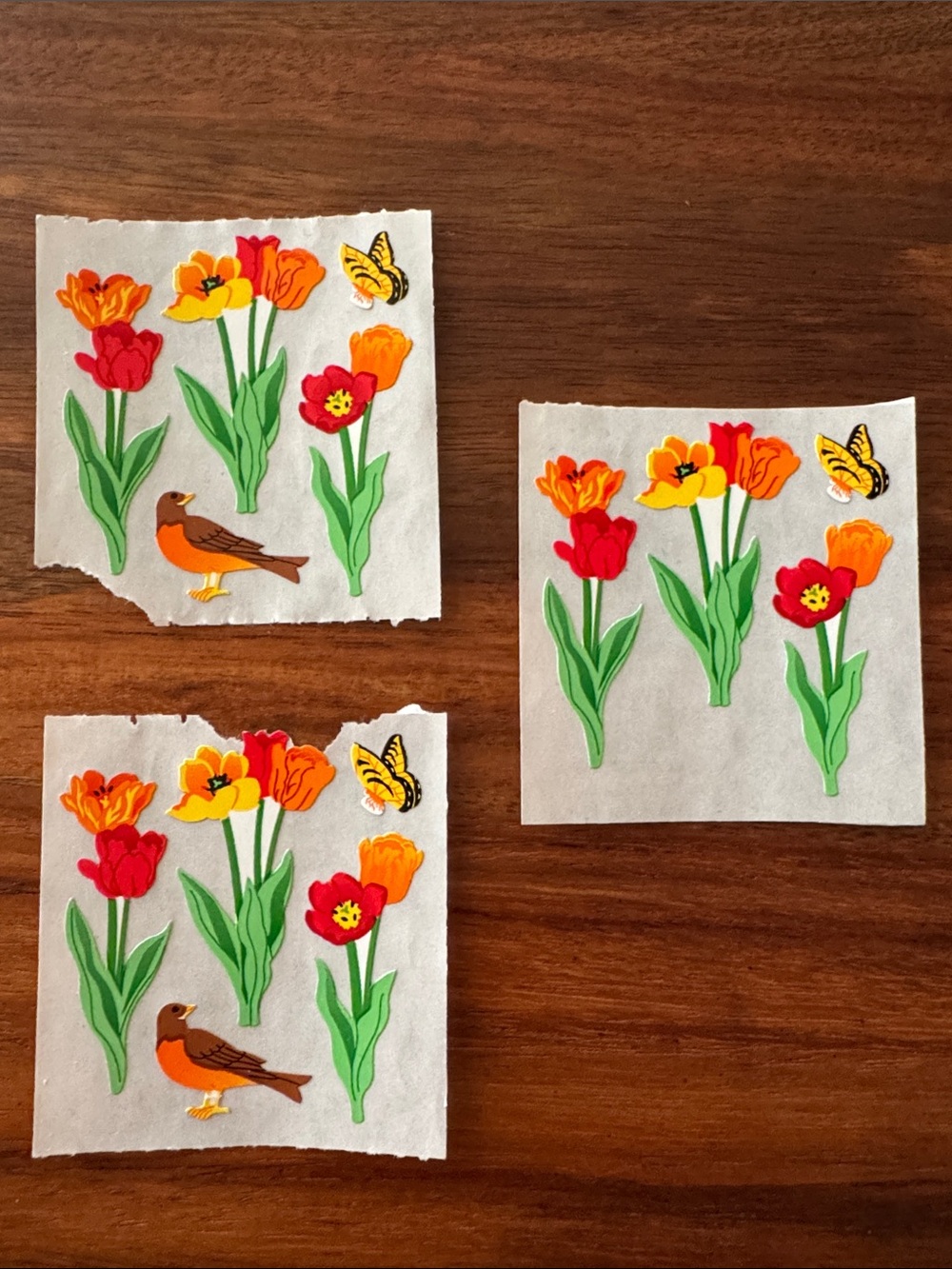 Vintage Sandylion Spring sets of stickers